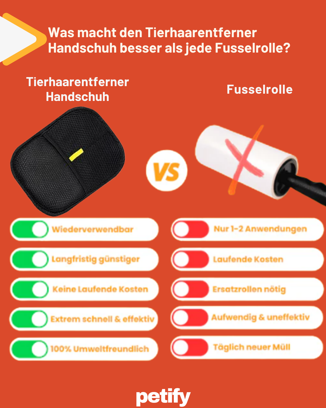 Tierhaarentferner Handschuh - Der Bestseller